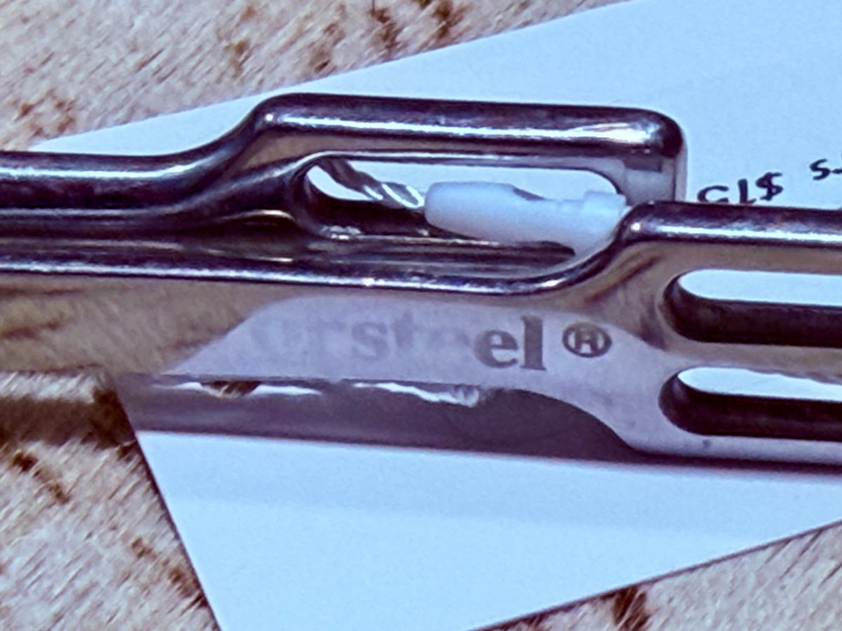 Korsteel English Long Neck Ball Spurs – Stainless Steel