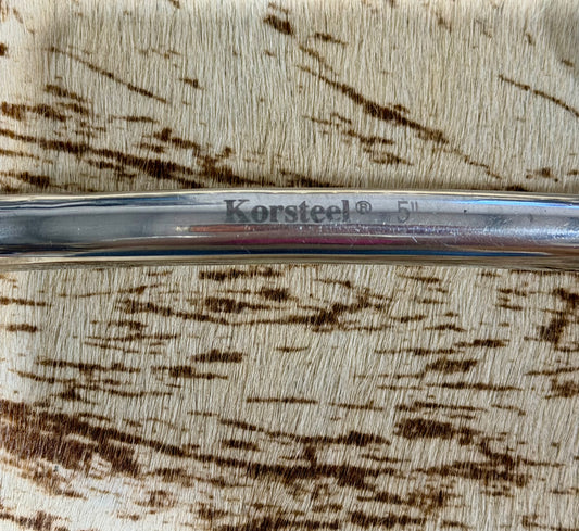 Korsteel Short Shank Mullen Mouth Pelham Bit • 5”