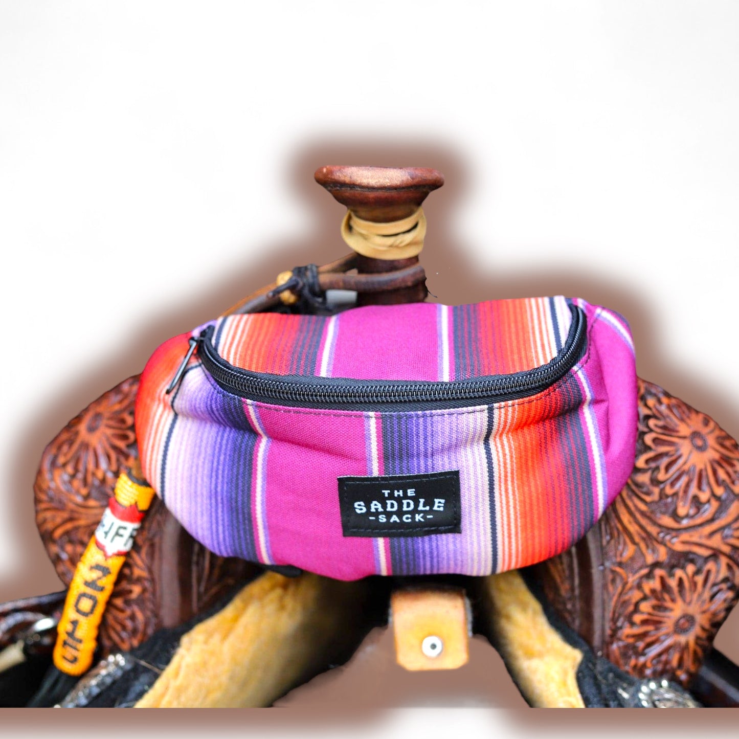 original saddle sack purple serape