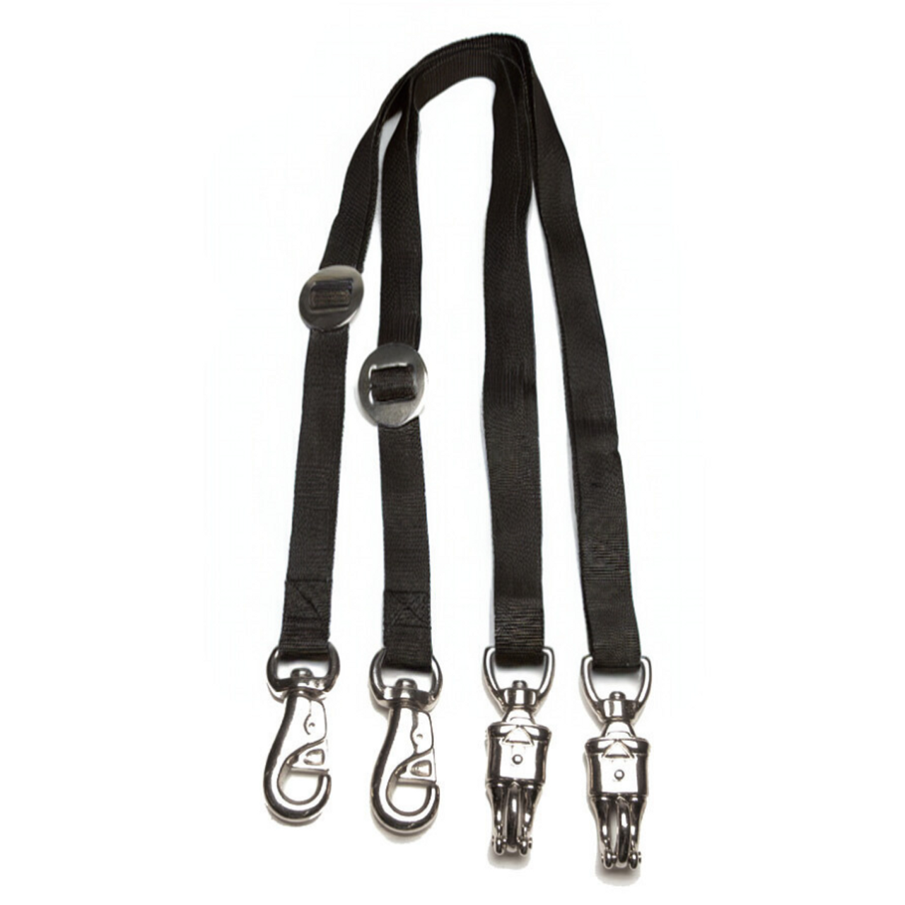 safety cross ties pair black