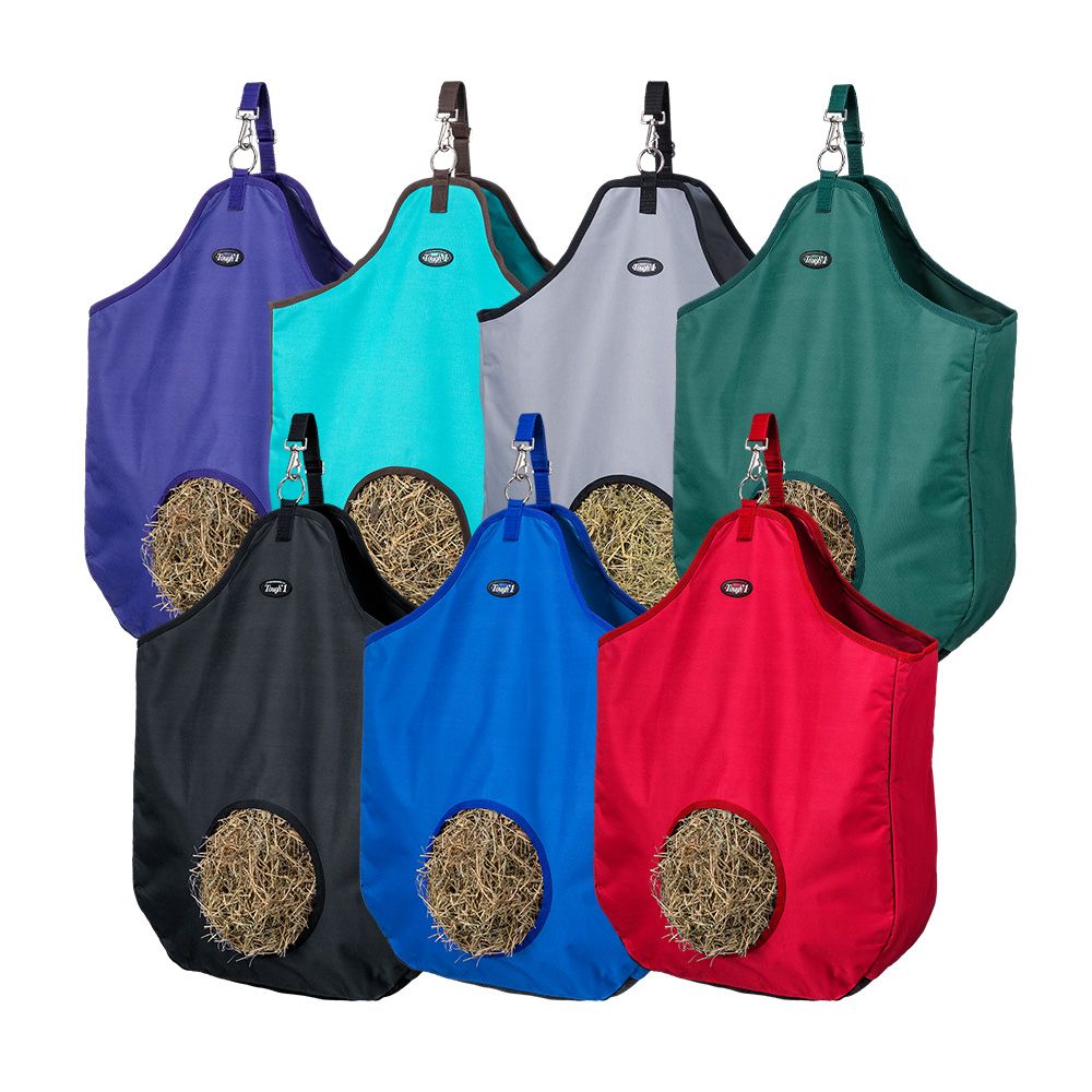 tough 1 hay bag with 8 inch hole group shot