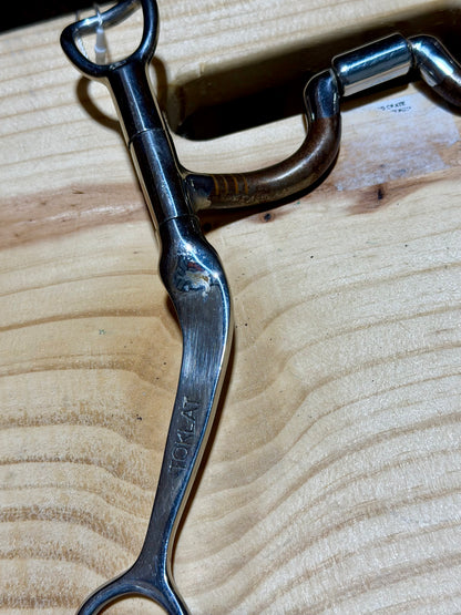 Used Myler Western Shanked Medium Port Bit • 5”