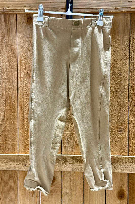 Ashley Children’s Pull-On Riding Breeches • Beige • Size 8