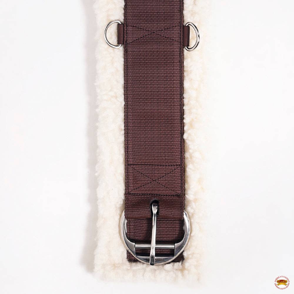 Western Nylon Cinch With White Fleece