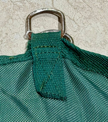 Used Green Nylon Wide-Capacity Hay Bag