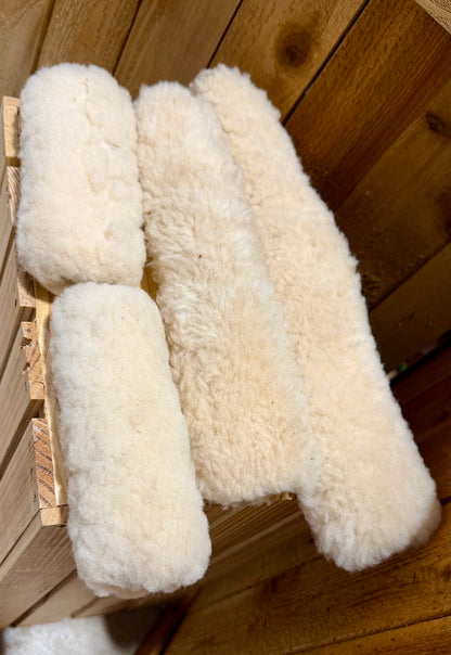 Used Real Sheepskin 4-Piece Halter Set