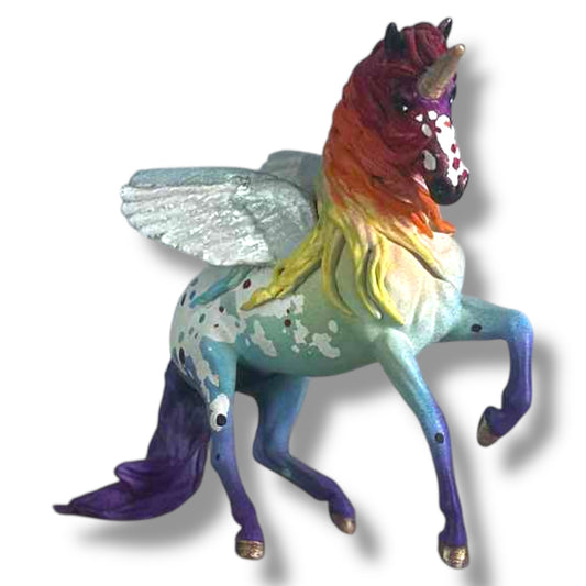 Breyer Stablemate – Alborozo Pegasus Appaloosa (Custom)