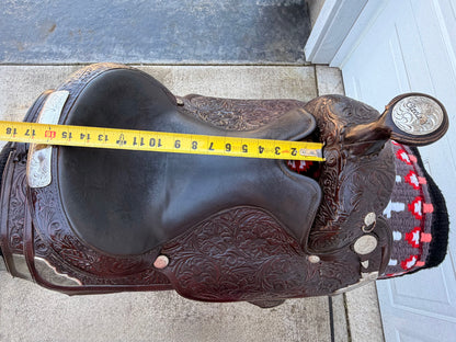 Circle Y Equitation Show Saddle|15.5” Seat|Model 2190