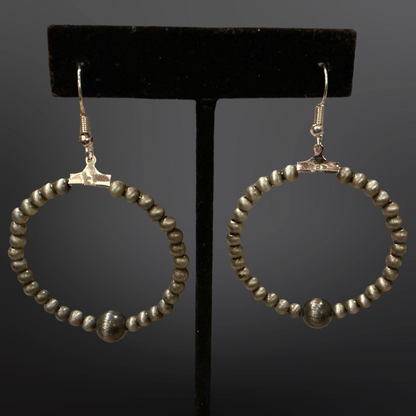 Faux Navajo Pearls Earrings