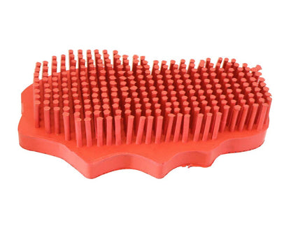 Snuggy Groomer Soft Teeth Rubber Curry