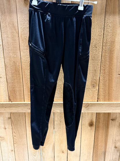 Willit Children’s Pull-On Riding Tights • Black • Size Small