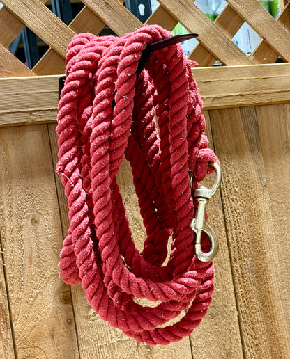 Used Cotton Lunge Line – Red
