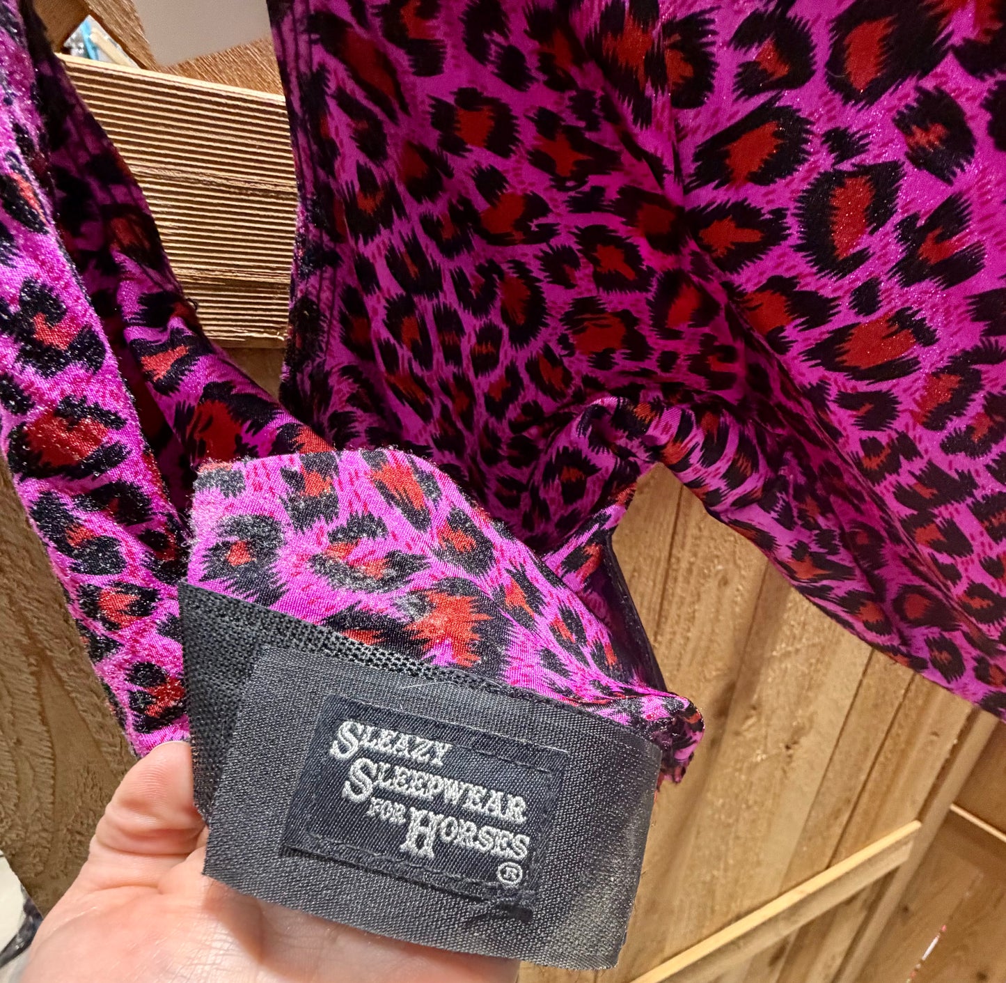 Used Sleazy Sleepwear for Horses Sleazy Hood– Medium