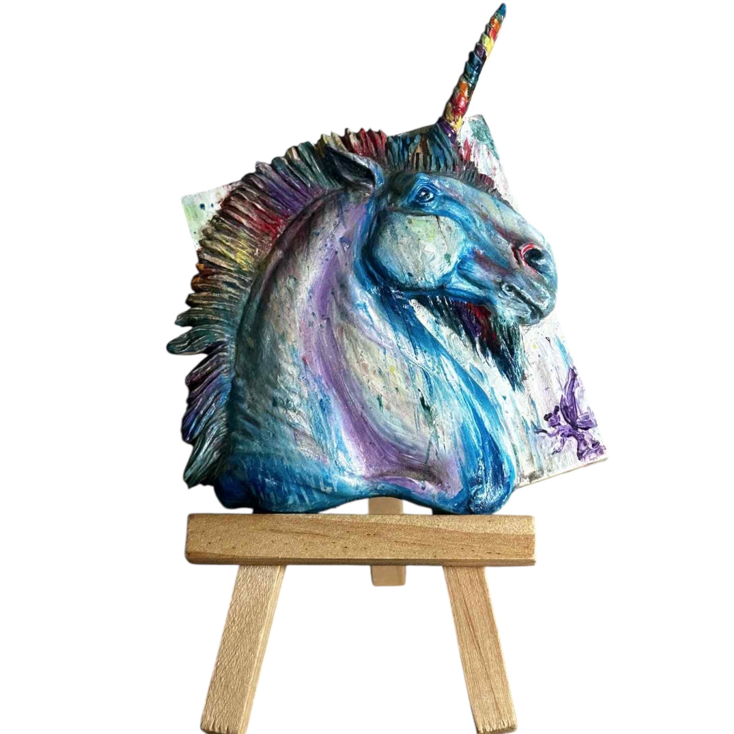 Rainbow Unicorn Medallion