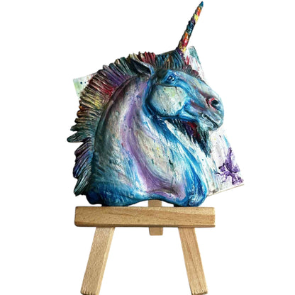 Rainbow Unicorn Medallion