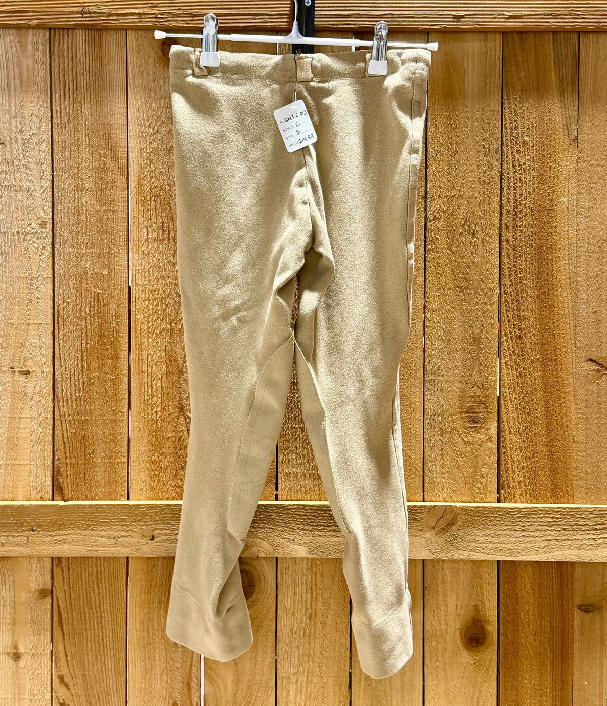 Annie’s Riders Children’s Pull-On Breeches • Beige • Size 8