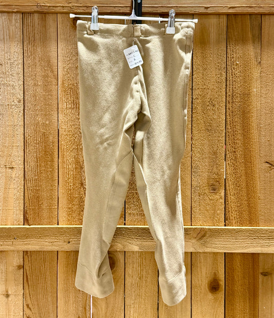 Annie’s Riders Children’s Pull-On Breeches • Beige • Size 8