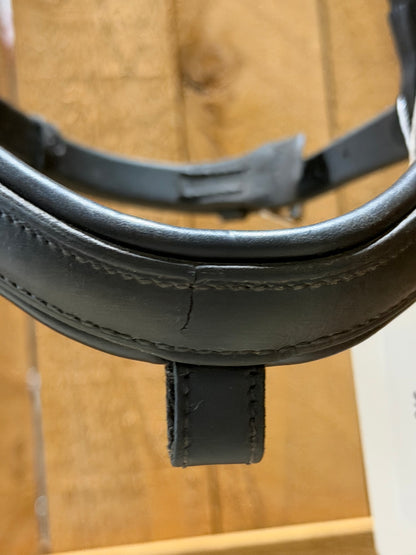 Used Crosby Black / Dark Brown Leather Cavesson Replacement