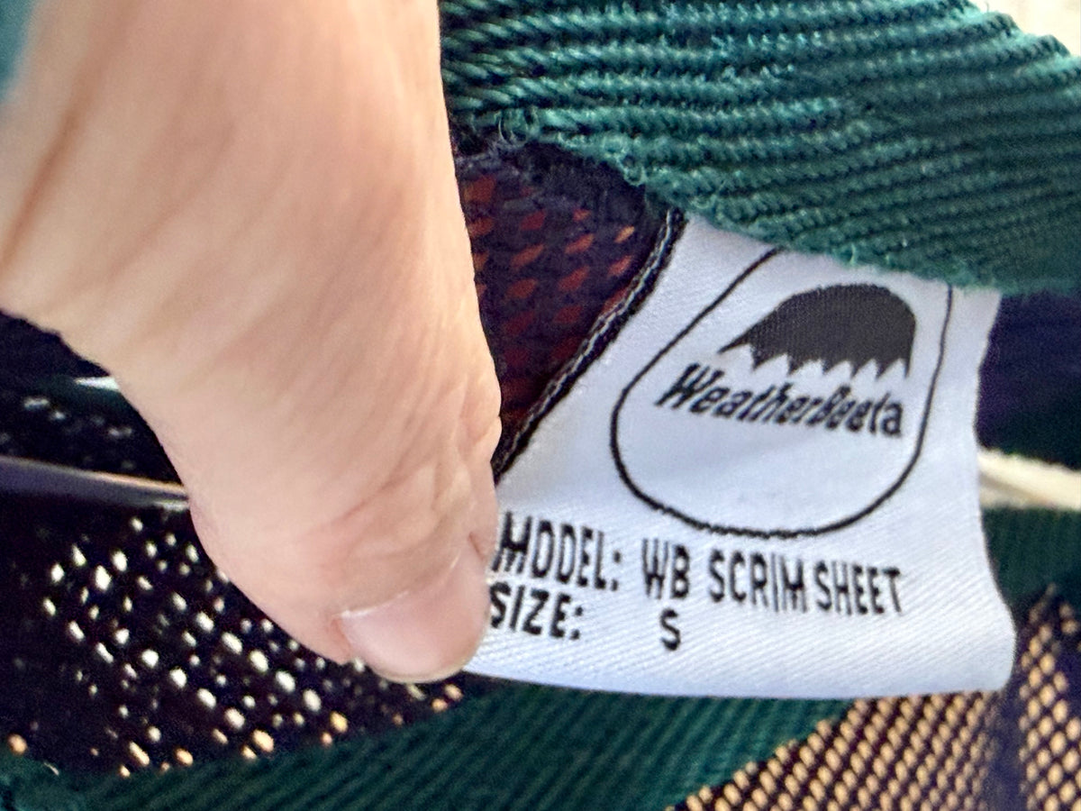 Used WeatherBeeta Mesh Scrim Sheet – Small