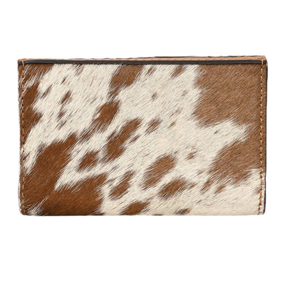 Hand Tooled Hair-On Genuine Leather Wallet