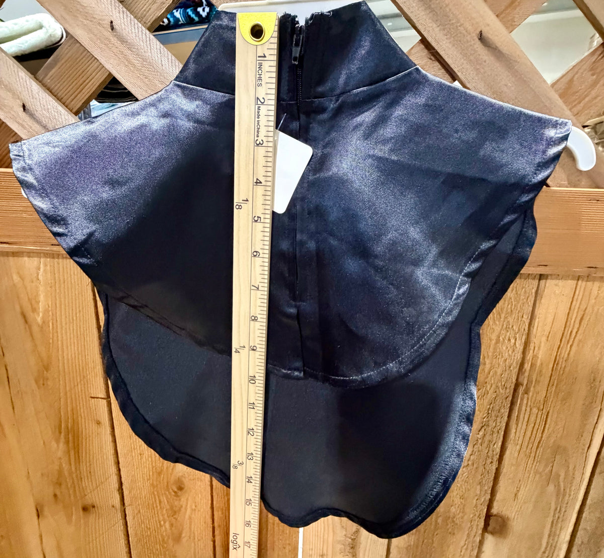 Hobby Horse Satin English Dickie • Black • One Size Fits Most