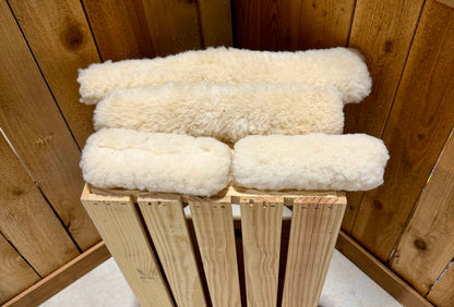 Used Real Sheepskin 4-Piece Halter Set