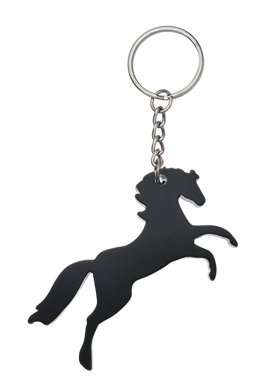 Rearing Horse Keychain