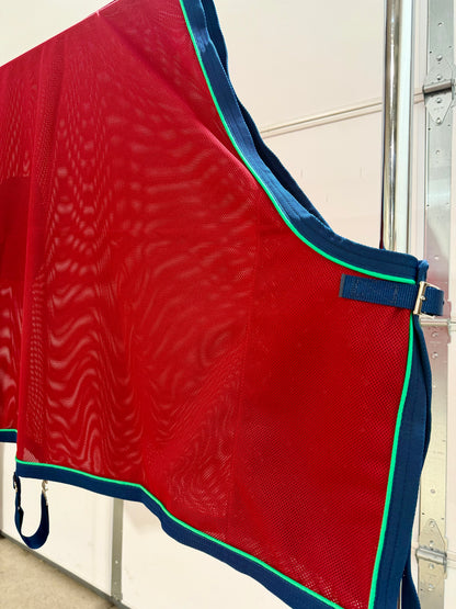 New Award Logo Mesh Horse Sheet – 74” – Red