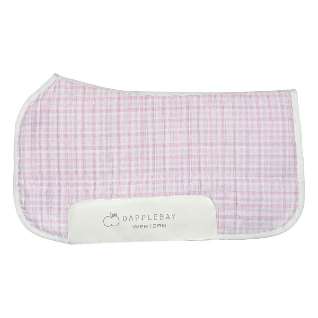 Dapplebay Gingham Western Saddle Pad