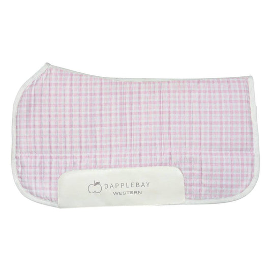 Dapplebay Gingham Western Saddle Pad