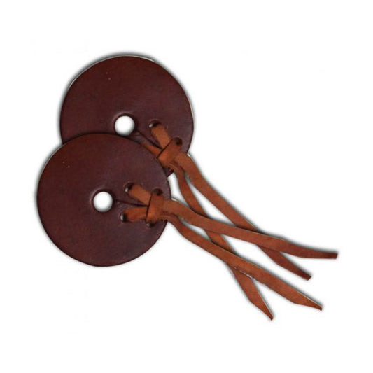 Medium Oil Leather Bit Guards – 3"