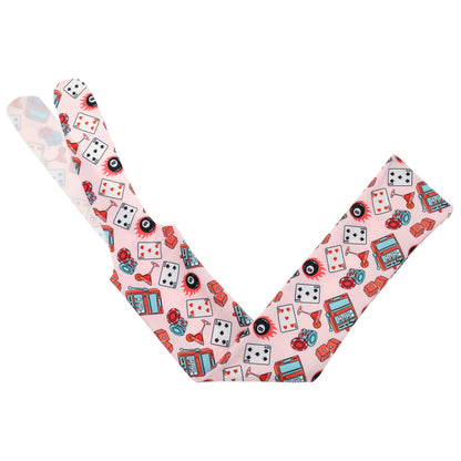 Lycra printed slip-on tail bag