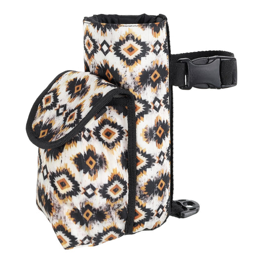 Sunstone Aztec Insulated Nylon Bottle Carrier with Pocket