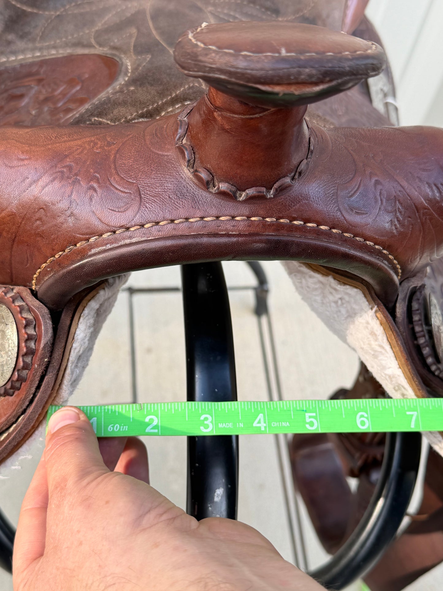 Used Royal King Youth Western Saddle – 13” Seat – Approx. 7” Gullet