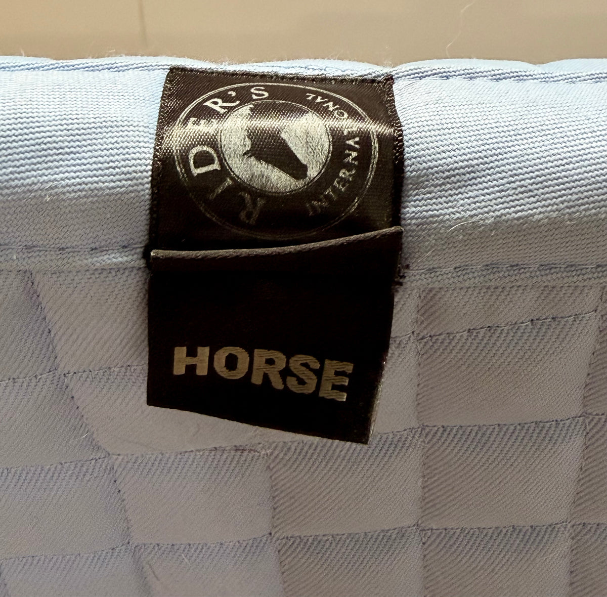 Lightly Used Dover Saddlery & Riders International Dressage Pad – Periwinkle