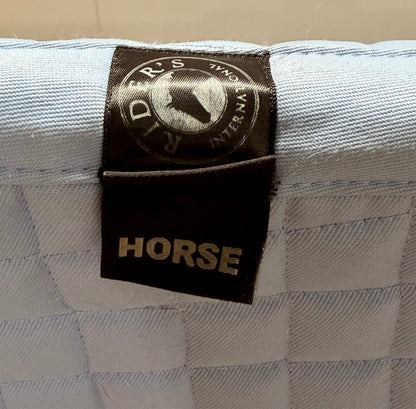 Lightly Used Dover Saddlery & Riders International Dressage Pad – Periwinkle