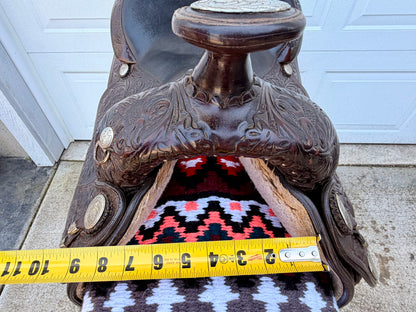 Circle Y Equitation Show Saddle|15.5” Seat|Model 2190