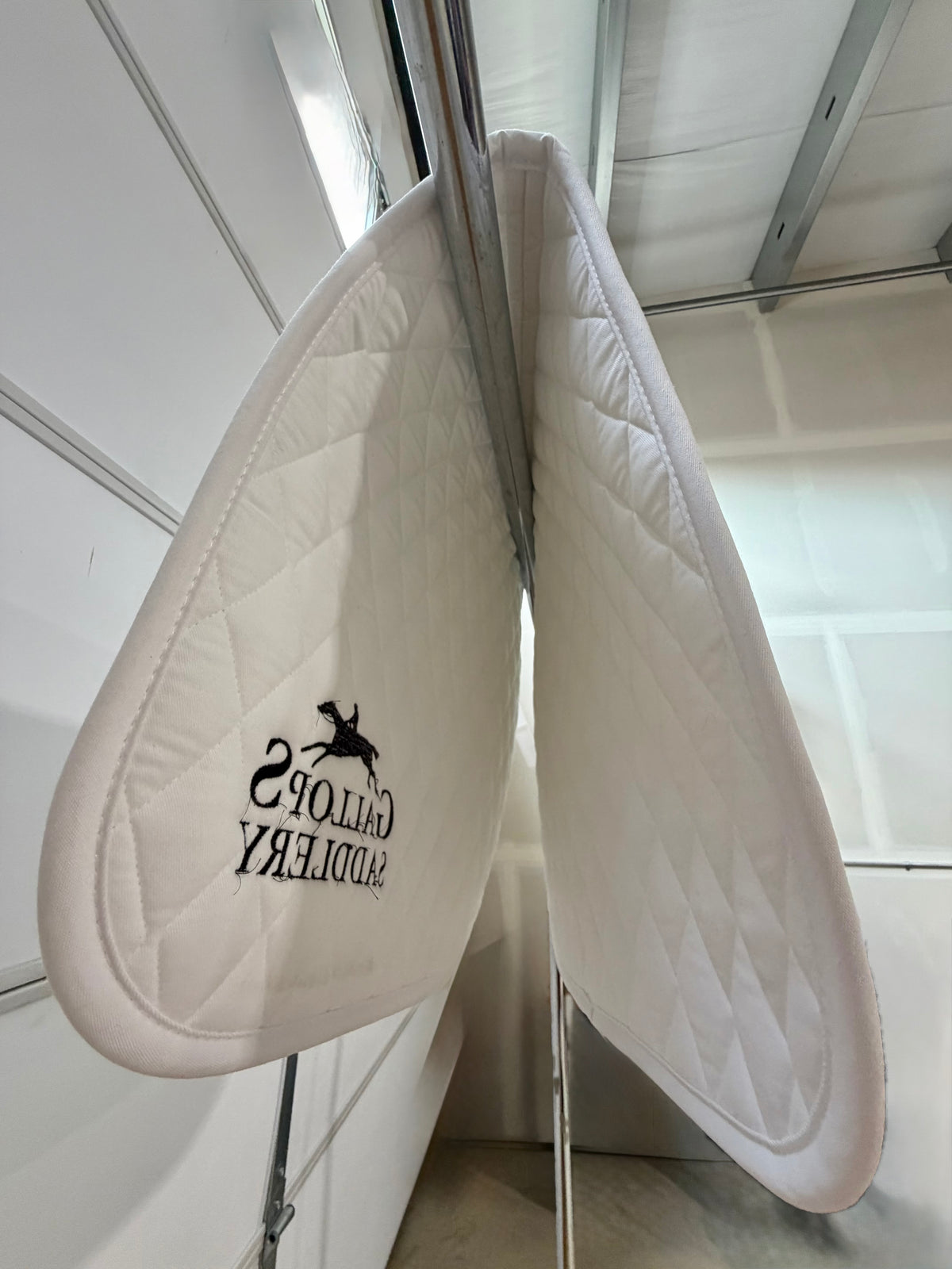 Lightly Used Gallops Saddlery Dressage Saddle Pad – White