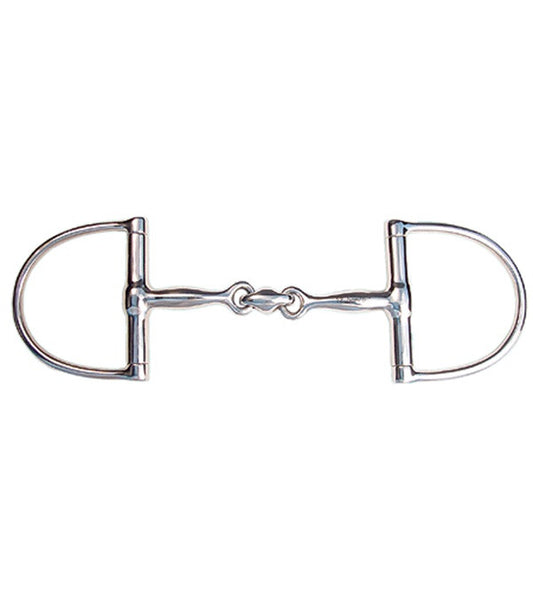 Stainless Steel Dee Ring Bit – Horizontal Elliptical Link | 14mm Mouth