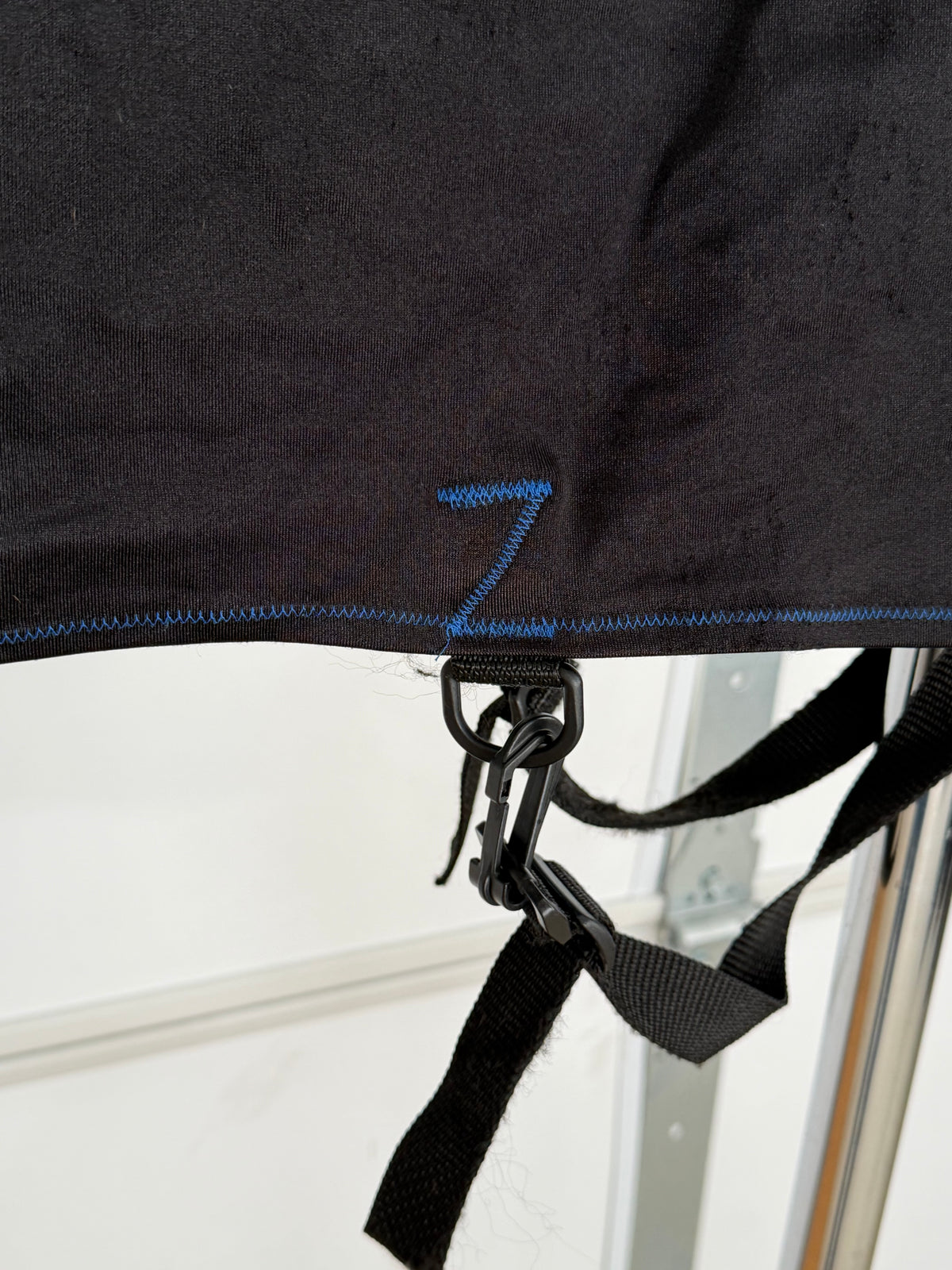 Sorta Sleazy Lycra Blanket – Large (78–80”) – Royal Blue & Black