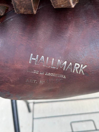Vintage Hallmark English Cutback Saddle – Approx. 20” Seat – Made in Argentina