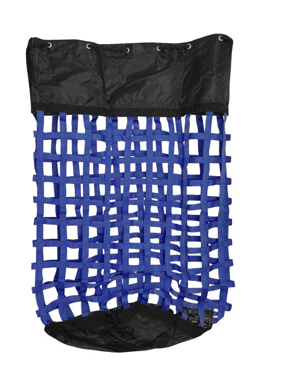 XL Solid-Bottom Slow-Feed Hay Bag with Drawstring Top Closure