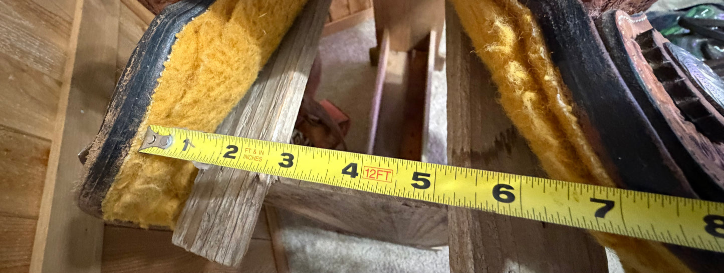 Tex Tan AQHA Edition Show Saddle – 16” Seat, FQHB