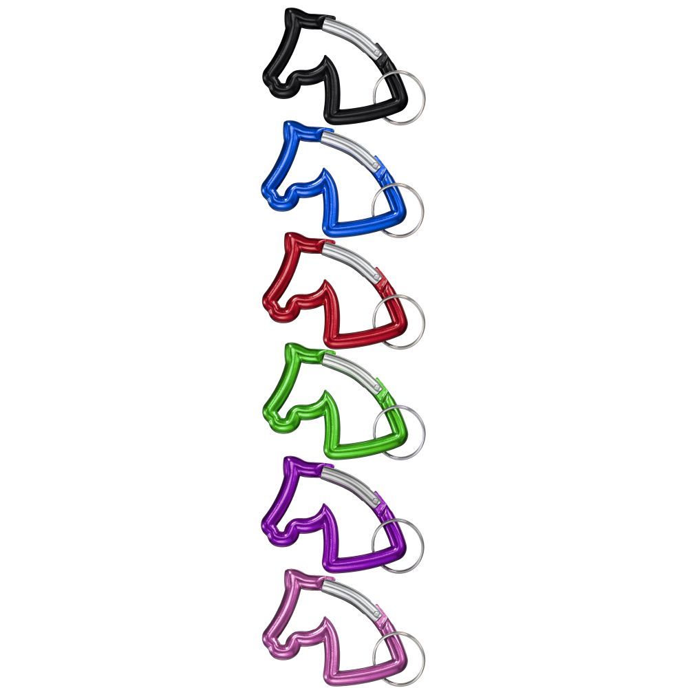 Horsehead Carabiner Keychain