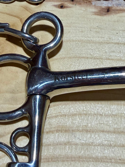 NWT Korsteel Mullen Mouth Pelham Bit • 5”