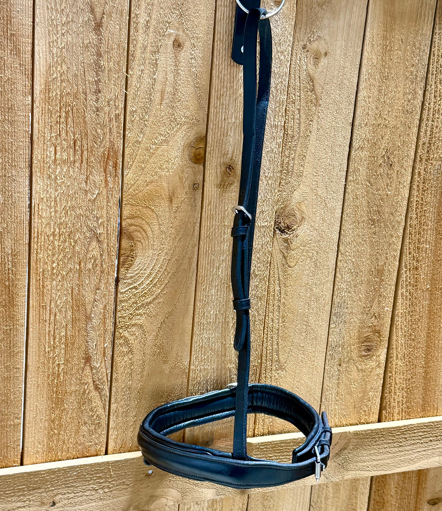 Used Black Dressage Cavesson Replacement Noseband