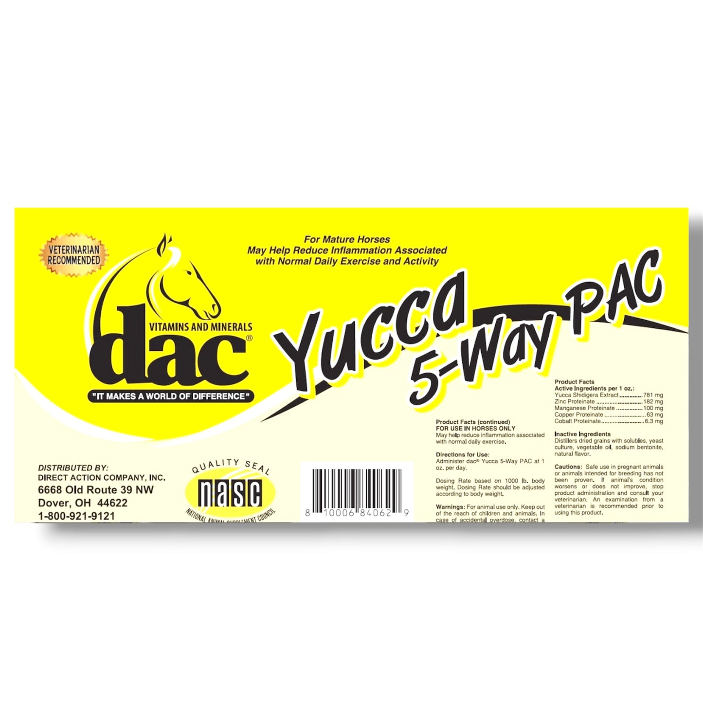 dac® Yucca 5-Way Pac – 5 lb. Bag