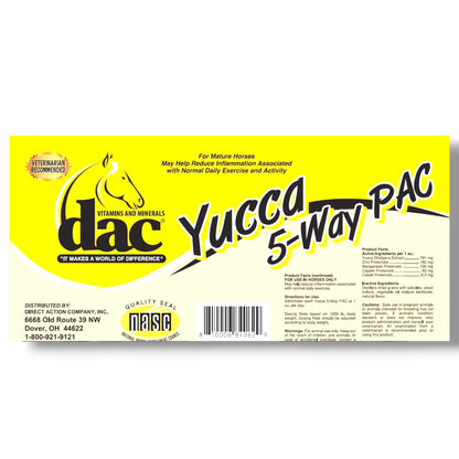 dac® Yucca 5-Way Pac – 5 lb. Bag