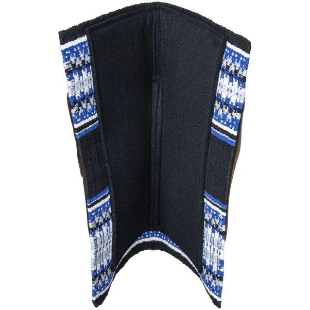 Western Contour Pad with Woven Blanket Top