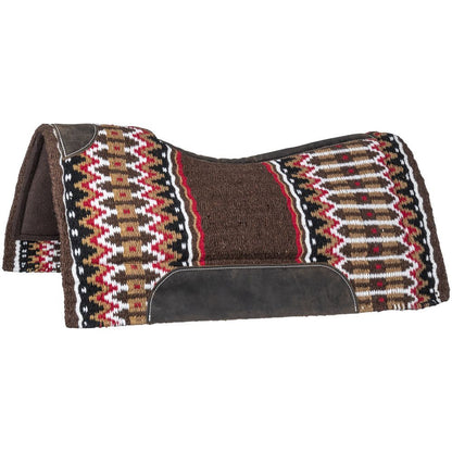 Western Contour Pad with Woven Blanket Top